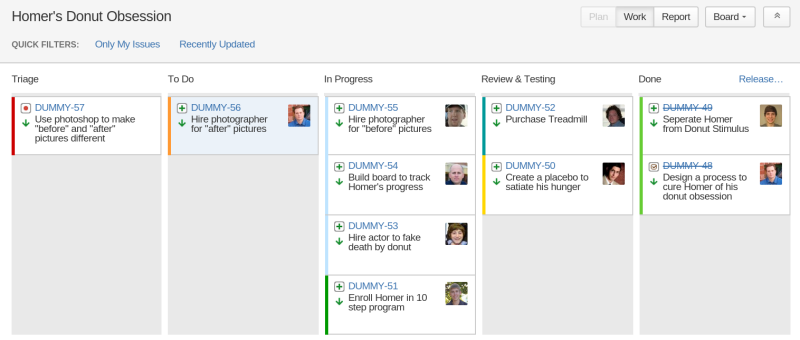 Sample Agile Board